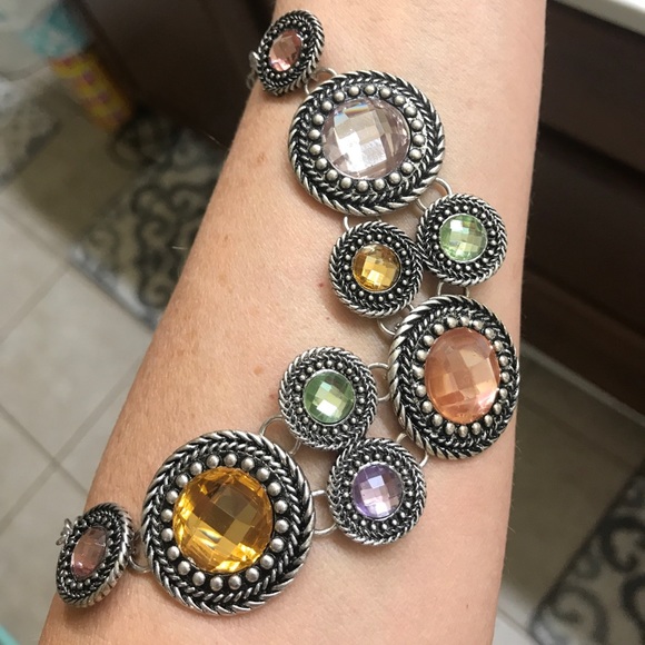 Stunning Premier Jewel-tone Necklace - Picture 2 of 4